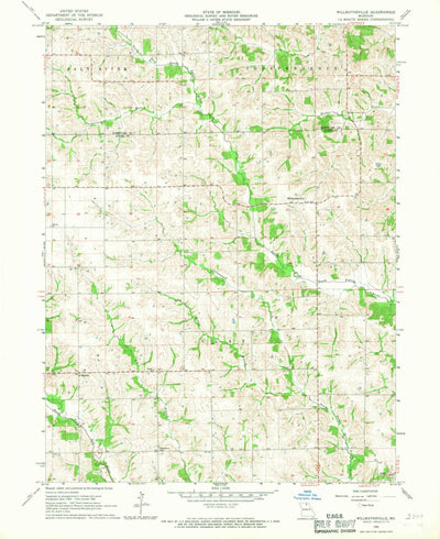 United States Geological Survey Willmathsville, MO (1966, 24000-Scale) digital map