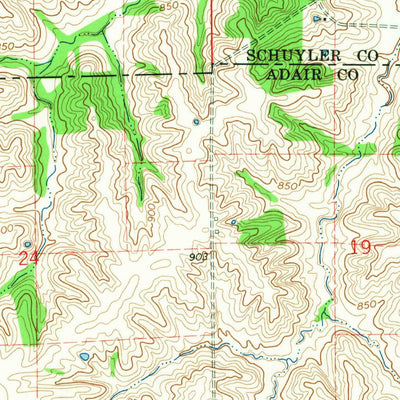 United States Geological Survey Willmathsville, MO (1966, 24000-Scale) digital map