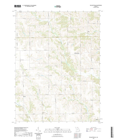 United States Geological Survey Willmathsville, MO (2021, 24000-Scale) digital map