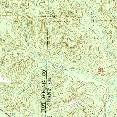 United States Geological Survey Willow, AR (1965, 24000-Scale) digital map