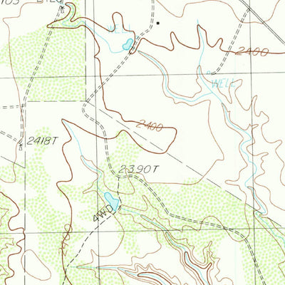 United States Geological Survey Willow Arroyo, TX (1985, 24000-Scale) digital map