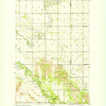 United States Geological Survey Willow City SW, ND (1950, 24000-Scale) digital map