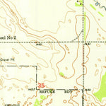 United States Geological Survey Willow City SW, ND (1950, 24000-Scale) digital map