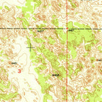 United States Geological Survey Willow City SW, ND (1950, 24000-Scale) digital map