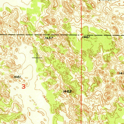 United States Geological Survey Willow City SW, ND (1950, 24000-Scale) digital map
