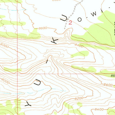 United States Geological Survey Willow Creek Butte, UT-CO (1952, 24000-Scale) digital map