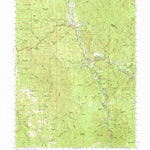 United States Geological Survey Willow Creek, CA (1952, 62500-Scale) digital map