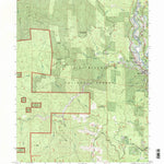United States Geological Survey Willow Creek, CA (1997, 24000-Scale) digital map