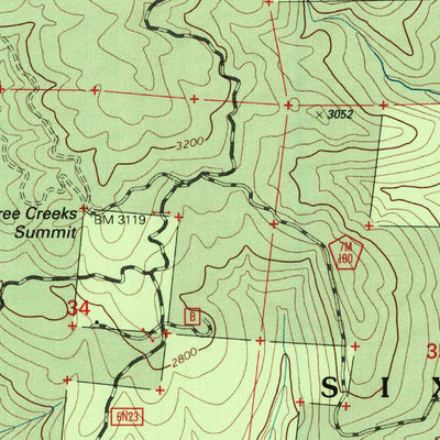 United States Geological Survey Willow Creek, CA (1997, 24000-Scale) digital map