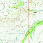United States Geological Survey Willow Creek Dam SW, MT-WY (1969, 24000-Scale) digital map