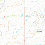 United States Geological Survey Willow Creek East, ND (1973, 24000-Scale) digital map