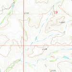 United States Geological Survey Willow Creek East, ND (1973, 24000-Scale) digital map