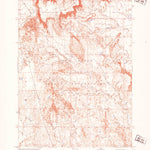 United States Geological Survey Willow Creek NE, SD (1951, 24000-Scale) digital map