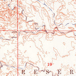United States Geological Survey Willow Creek NE, SD (1951, 24000-Scale) digital map