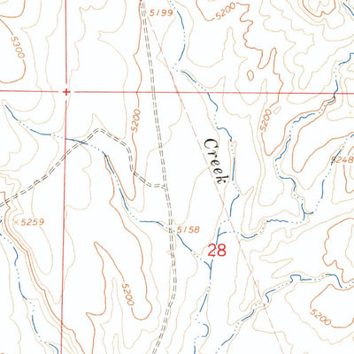 United States Geological Survey Willow Creek Reservoir SE, NV (1965, 24000-Scale) digital map