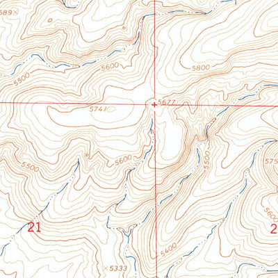 United States Geological Survey Willow Creek Reservoir SE, NV (1965, 24000-Scale) digital map