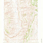 United States Geological Survey Willow Creek School, WY (1968, 24000-Scale) digital map