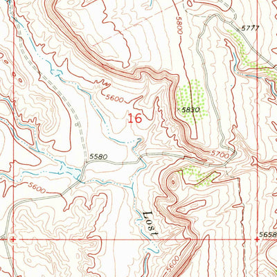 United States Geological Survey Willow Creek School, WY (1968, 24000-Scale) digital map