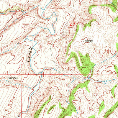 United States Geological Survey Willow Creek School, WY (1968, 24000-Scale) digital map