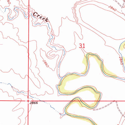 United States Geological Survey Willow Creek, SD (1967, 24000-Scale) digital map