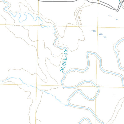 United States Geological Survey Willow Creek, SD (2021, 24000-Scale) digital map