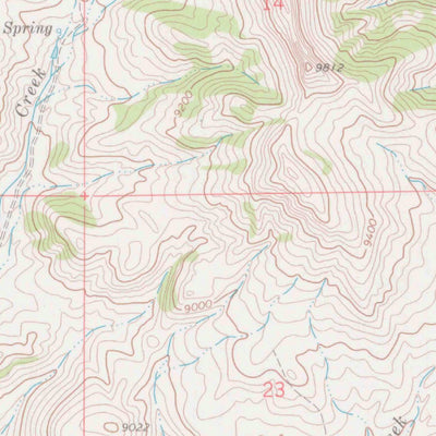 United States Geological Survey Willow Creek, WY (1967, 24000-Scale) digital map