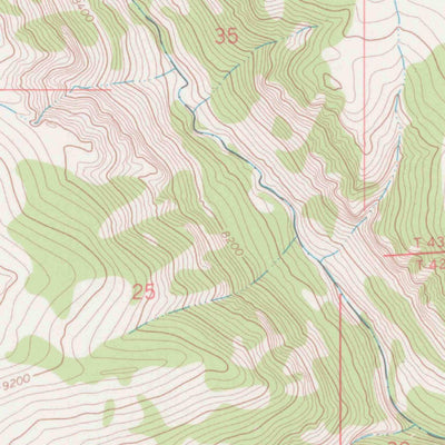 United States Geological Survey Willow Creek, WY (1967, 24000-Scale) digital map