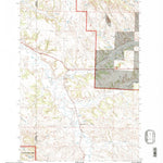 United States Geological Survey Willow Crossing, MT (1995, 24000-Scale) digital map