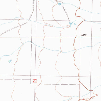 United States Geological Survey Willow Draw, NM (1990, 24000-Scale) digital map