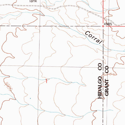 United States Geological Survey Willow Draw, NM (1990, 24000-Scale) digital map