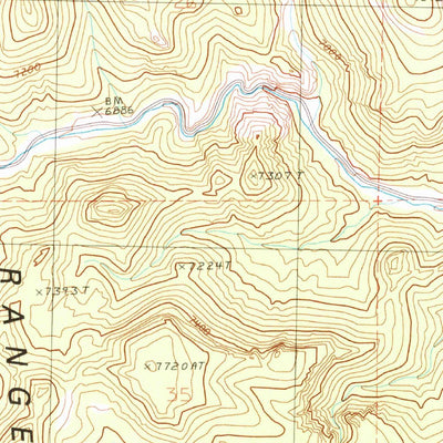 United States Geological Survey Willow Grove, NV (1990, 24000-Scale) digital map