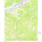 United States Geological Survey Willow Island, WV-OH (1957, 24000-Scale) digital map