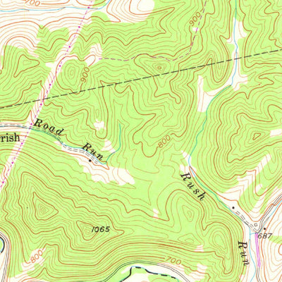 United States Geological Survey Willow Island, WV-OH (1957, 24000-Scale) digital map
