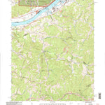 United States Geological Survey Willow Island, WV-OH (2002, 24000-Scale) digital map