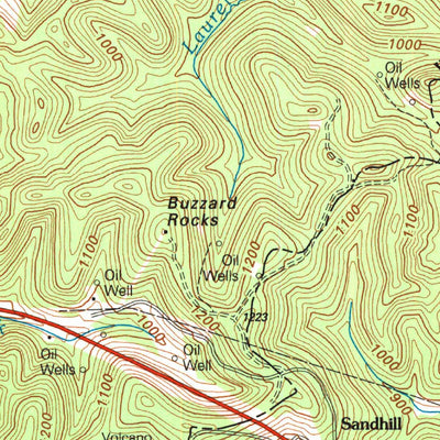 United States Geological Survey Willow Island, WV-OH (2002, 24000-Scale) digital map