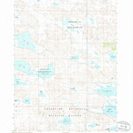 United States Geological Survey Willow Lake, NE (1985, 24000-Scale) digital map