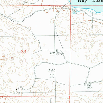 United States Geological Survey Willow Lake, NE (1985, 24000-Scale) digital map