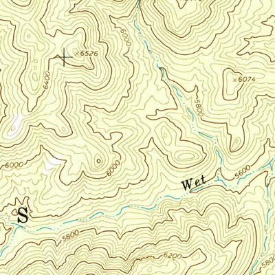 United States Geological Survey Willow Mountain, AZ (1967, 24000-Scale) digital map