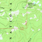 United States Geological Survey Willow Mountain, MT (1977, 24000-Scale) digital map