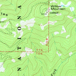United States Geological Survey Willow Mountain, MT (1977, 24000-Scale) digital map