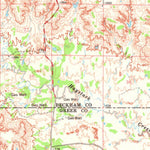 United States Geological Survey Willow, OK (1961, 62500-Scale) digital map