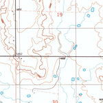 United States Geological Survey Willow, OK (1989, 24000-Scale) digital map