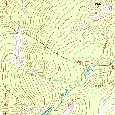 United States Geological Survey Willow Park Reservoir, WY (1993, 24000-Scale) digital map