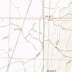 United States Geological Survey Willow Ranch, CA-OR (1990, 24000-Scale) digital map