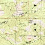 United States Geological Survey Willow Ranch, CA-OR (1990, 24000-Scale) digital map