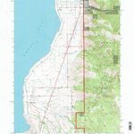 United States Geological Survey Willow Ranch, CA-OR (1993, 24000-Scale) digital map