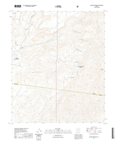 United States Geological Survey Willow Spring Canyon, AZ (2021, 24000-Scale) digital map