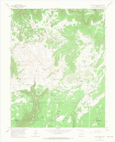 United States Geological Survey Willow Spring, CO (1965, 24000-Scale) digital map
