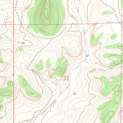 United States Geological Survey Willow Spring, CO (1965, 24000-Scale) digital map