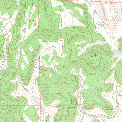 United States Geological Survey Willow Spring, CO (1965, 24000-Scale) digital map